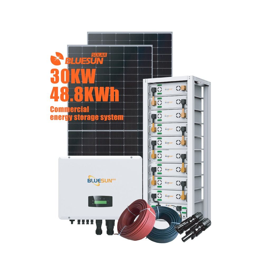 30kW Solarstromsystem mit 48,8 kWh Speicher